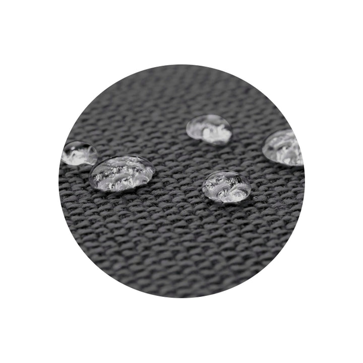 Set da giardino nero 120x60x50cm + 2 cuscini 42 x 42 cm