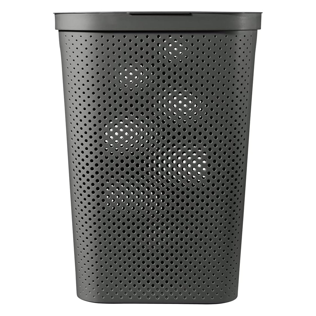Curver Infinity Cesto per biancheria riciclata 60L grigio scuro