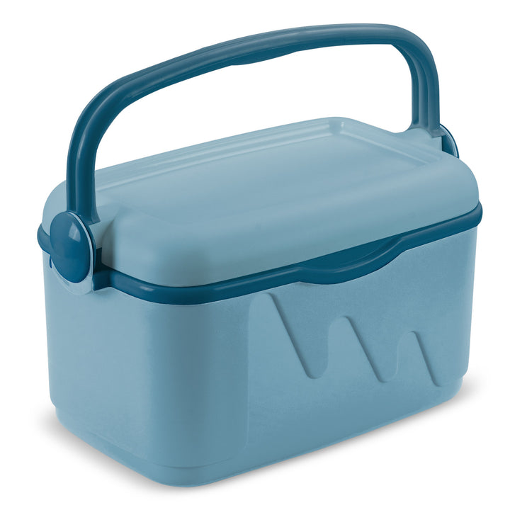 Borsa termica da viaggio Curver, ricaricabile, capacità 10L, blu chiaro