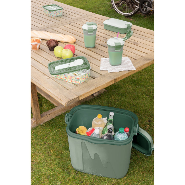 Frigorifero da viaggio Curver, ricaricabile, capacità 10L, verde