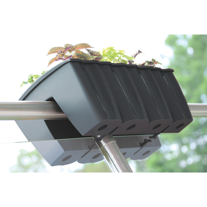 Vaso per balcone per balaustra 58cm