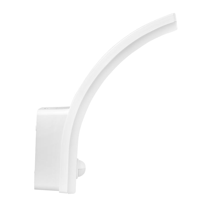 Sensore di movimento Maclean Lampada LED, sensore di movimento PIR, bianco, 20W, IP65, 2000lm, bianco neutro (4000K) MCE512 W, 2 pezzi