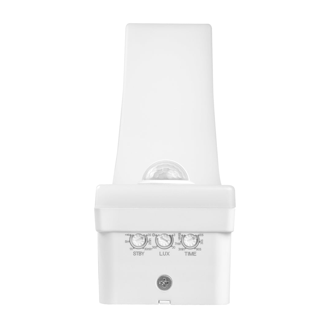 Sensore di movimento Maclean Lampada LED, sensore di movimento PIR, bianco, 20W, IP65, 2000lm, bianco neutro (4000K) MCE512 W, 2 pezzi