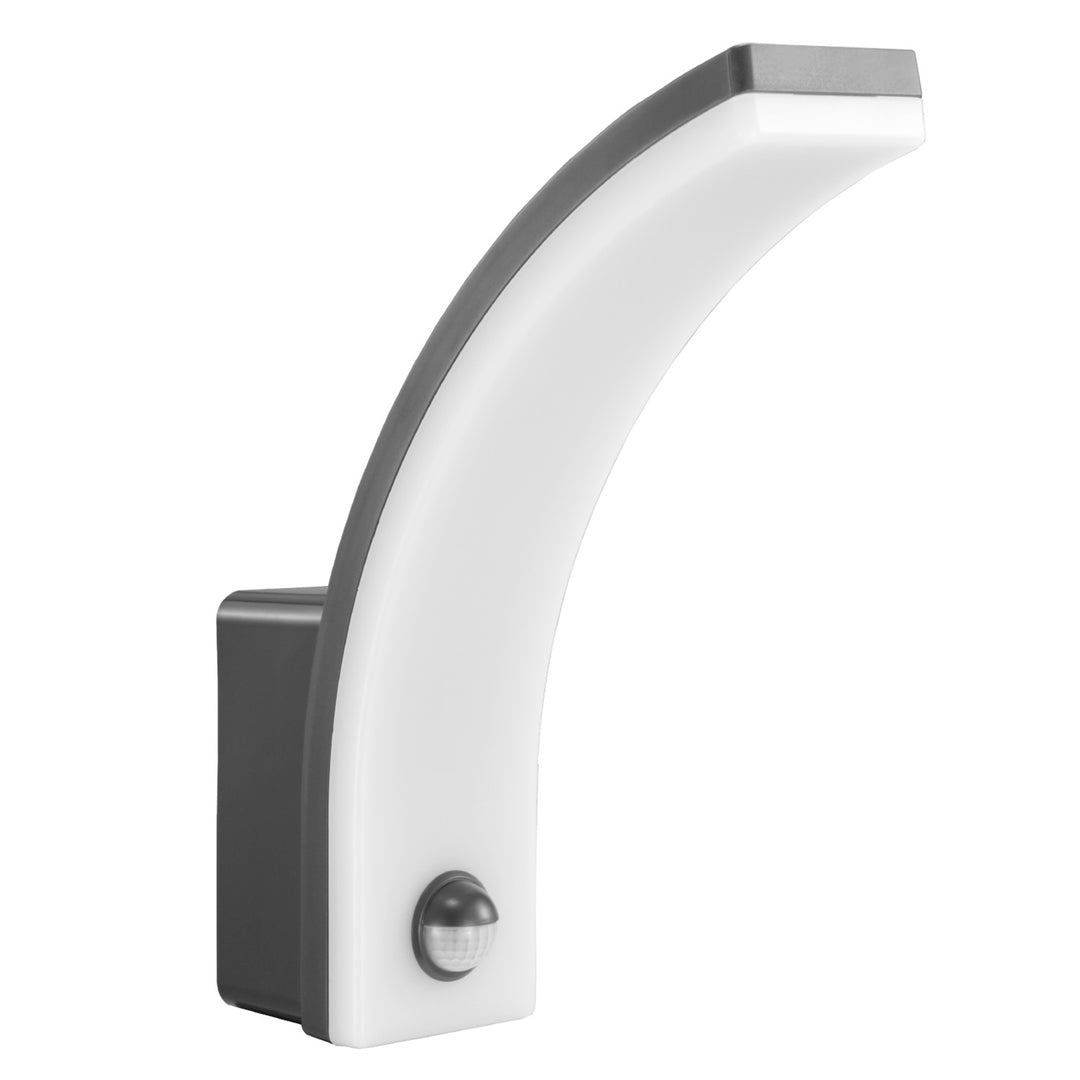 Sensore di movimento Maclean Lampada LED, sensore di movimento PIR, grigio, 20W, IP65, 2000lm, bianco neutro (4000K) MCE512 GR, 2 pezzi
