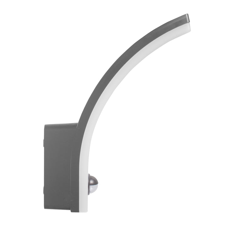 Sensore di movimento Maclean Lampada LED, sensore di movimento PIR, grigio, 20W, IP65, 2000lm, bianco neutro (4000K) MCE512 GR, 2 pezzi