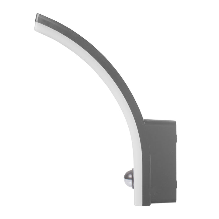 Sensore di movimento Maclean Lampada LED, sensore di movimento PIR, grigio, 20W, IP65, 2000lm, bianco neutro (4000K) MCE512 GR, 2 pezzi