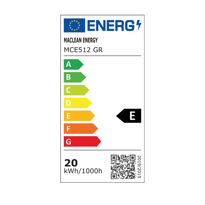 Sensore di movimento Maclean Lampada LED, sensore di movimento PIR, grigio, 20W, IP65, 2000lm, bianco neutro (4000K) MCE512 GR, 2 pezzi