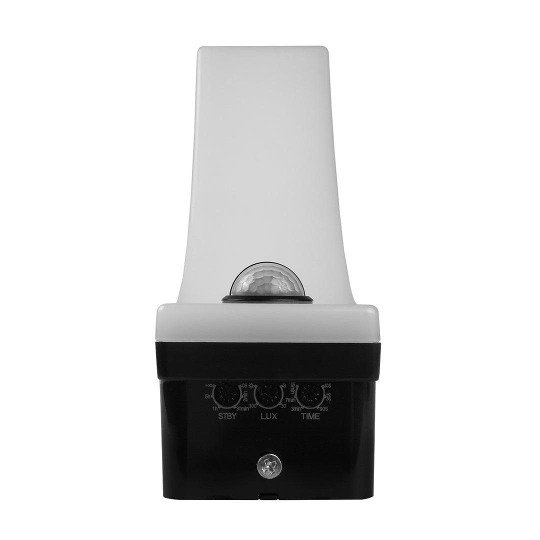 Sensore di movimento Maclean Lampada LED, sensore di movimento PIR, nero, 20W, IP65, 2000lm, bianco neutro (4000K) MCE512 B, 2 pezzi