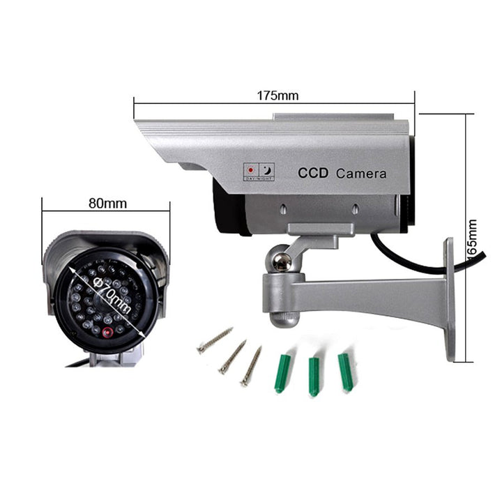 Telecamera dummy SOL1200 Diodo solare lampeggiante 4 pezzi