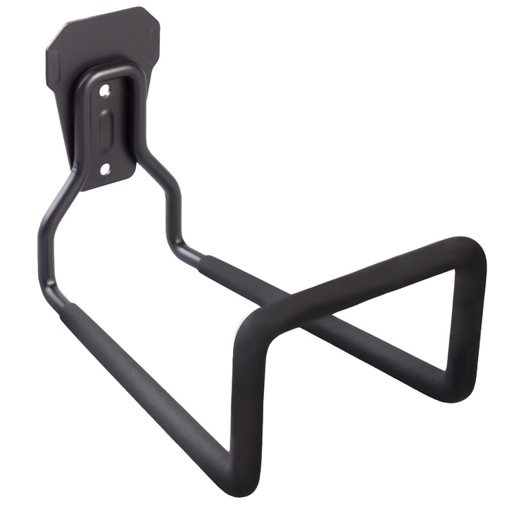 Supporto da parete per garage Maclean, per pneumatici, attrezzi da giardino, scala, tubi, biciclette, acciaio, carico massimo 35 kg, MC-441, 4 pezzi