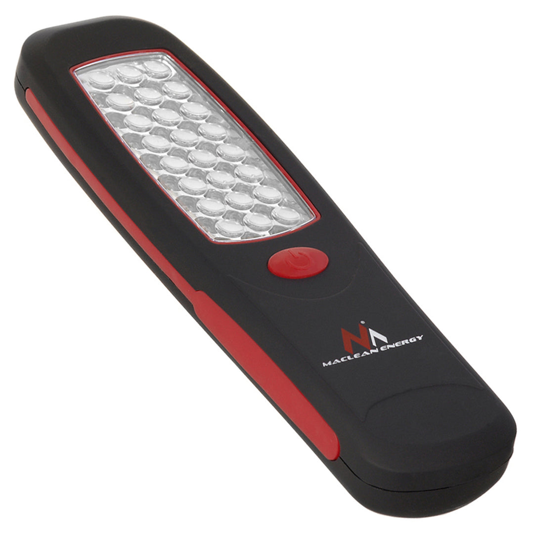 Lampada da officina Maclean 24 LED, magnete, gancio, MCE03 2 pezzi