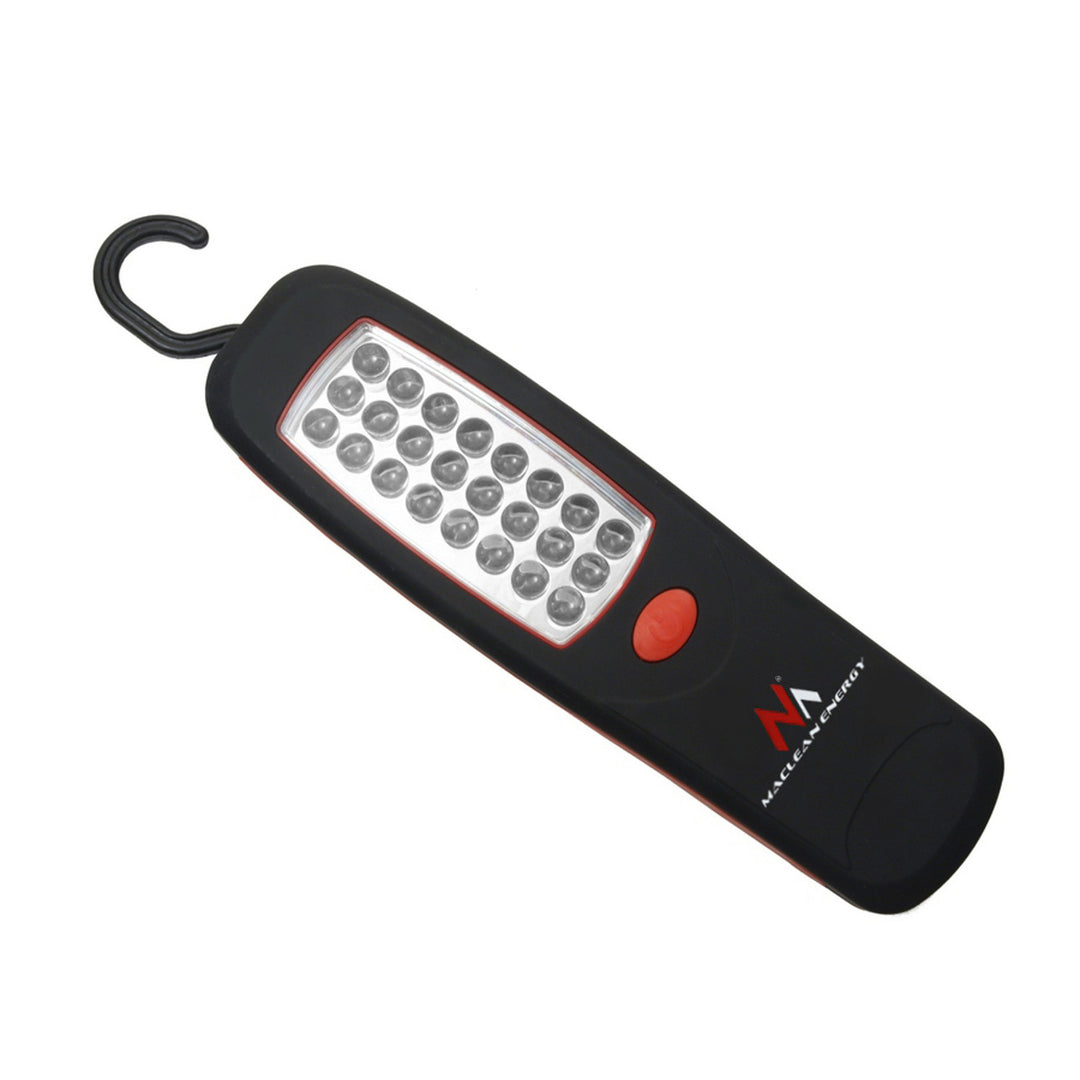 Lampada da officina Maclean 24 LED, magnete, gancio, MCE03 2 pezzi