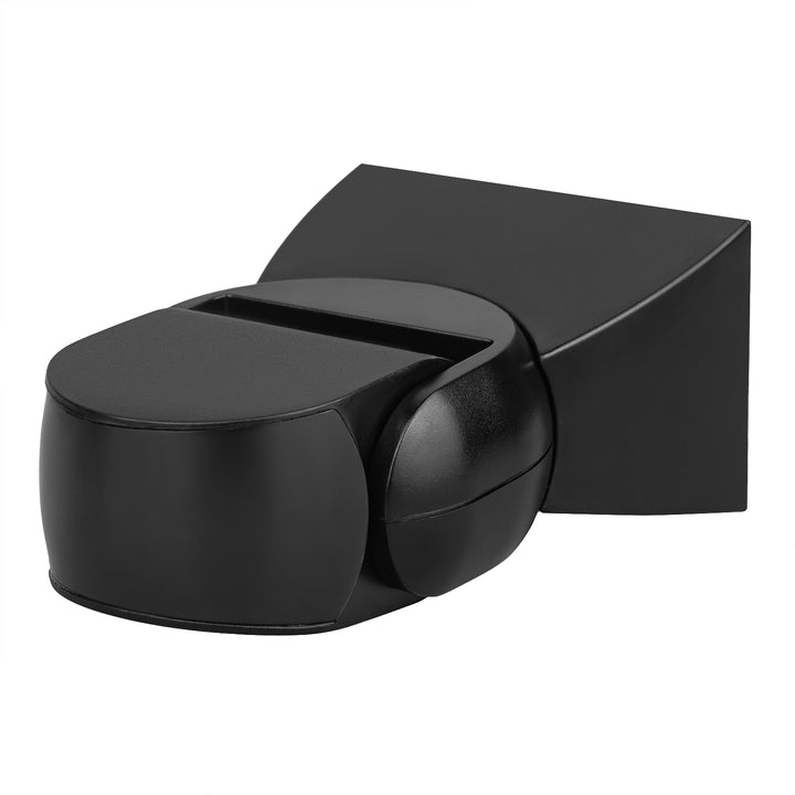 Sensore di movimento PIR Maclean, a infrarossi, IP65, nero con copertura nera, portata 12 m, MCE201 B/B