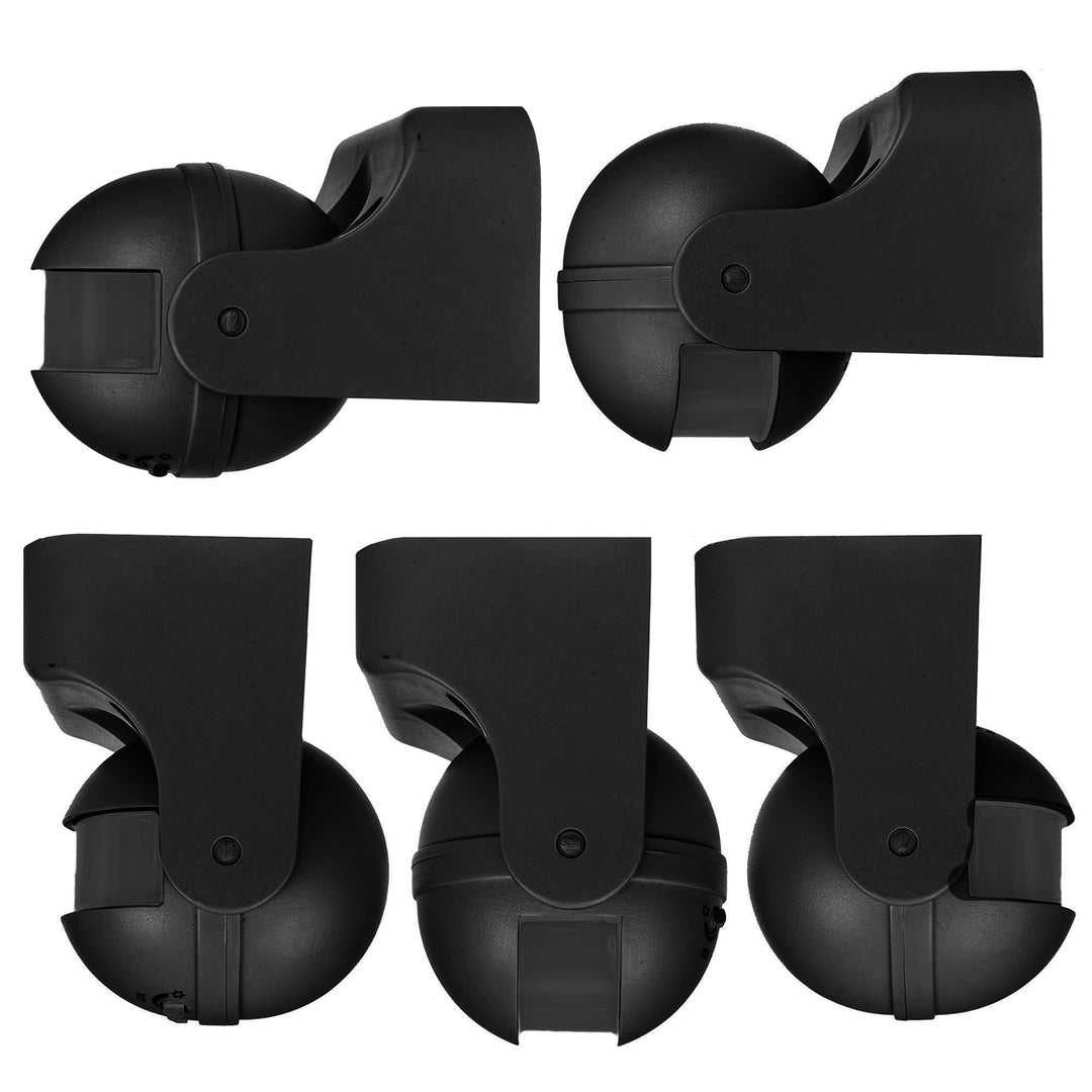 Sensore di movimento PIR Maclean, a infrarossi, IP44, nero con copertura nera, portata 12 m, carico massimo 300/1200 W, MCE358 B/B