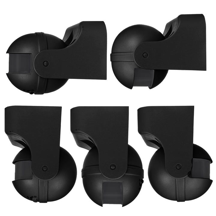 Sensore di movimento PIR Maclean, a infrarossi, IP44, nero con copertura nera, portata 12 m, carico massimo 300/1200 W, MCE358 B/B