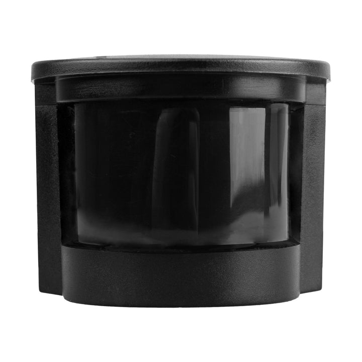 Sensore di movimento e crepuscolo da parete Maclean, 180°, max. 1200W, nero con copertura nera, MCE25 B/B