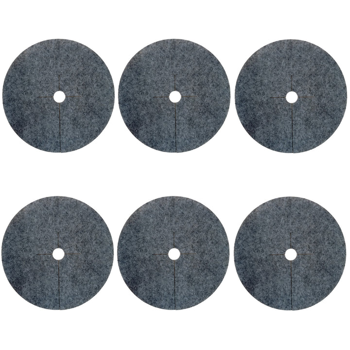 Set di dischi antierba Bertoni, 6 pezzi, 40 cm, grigio