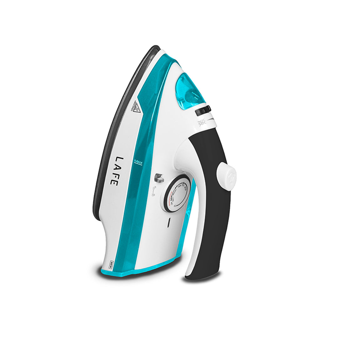 Ferro da stiro turistico Lafe, vapore, 800W, piastra antiaderente in teflon, SteamGo