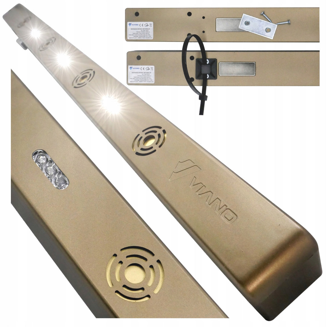 Viano repellente per roditori, batteria agli ioni di litio da 4000mAh, oro lungo