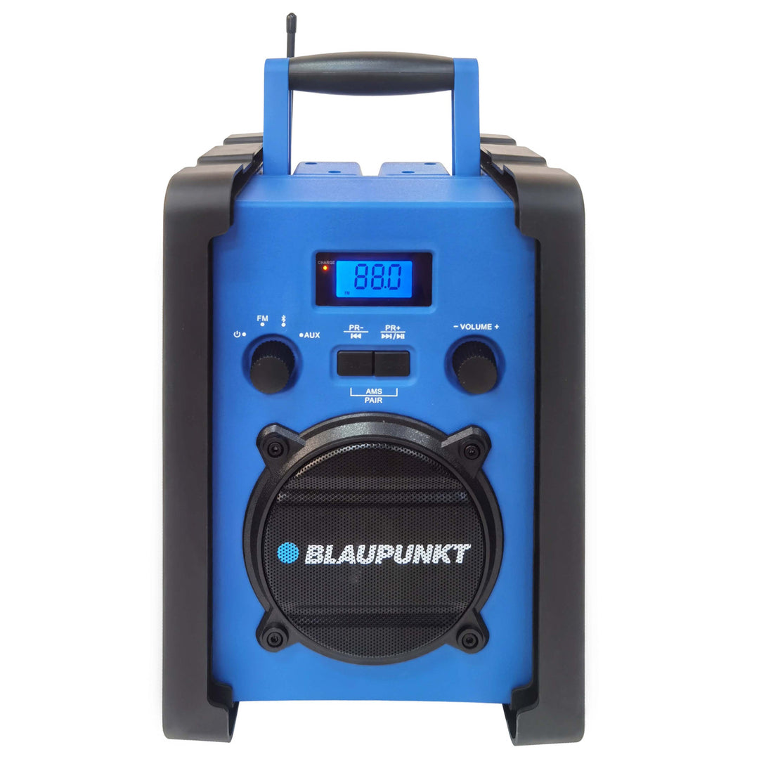 Radio portatile Blaupunkt, Bluetooth, AUX, display LCD, PP30 Cantiere