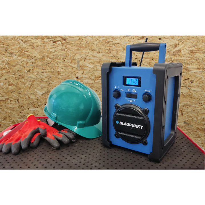 Radio portatile Blaupunkt, Bluetooth, AUX, display LCD, PP30 Cantiere