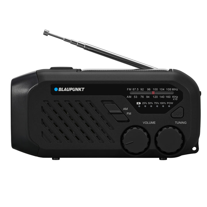 Radio Blaupunkt a rete/batteria, torcia LED, indicazione SOS, antenna, ER10