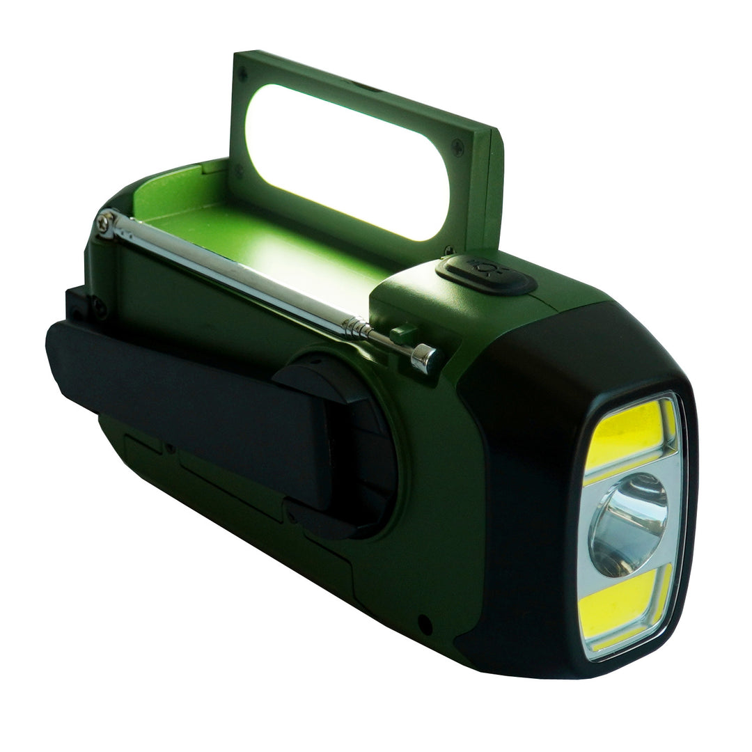 Radio Blaupunkt a rete/batteria, torcia a LED, indicazione SOS, antenna, ER20