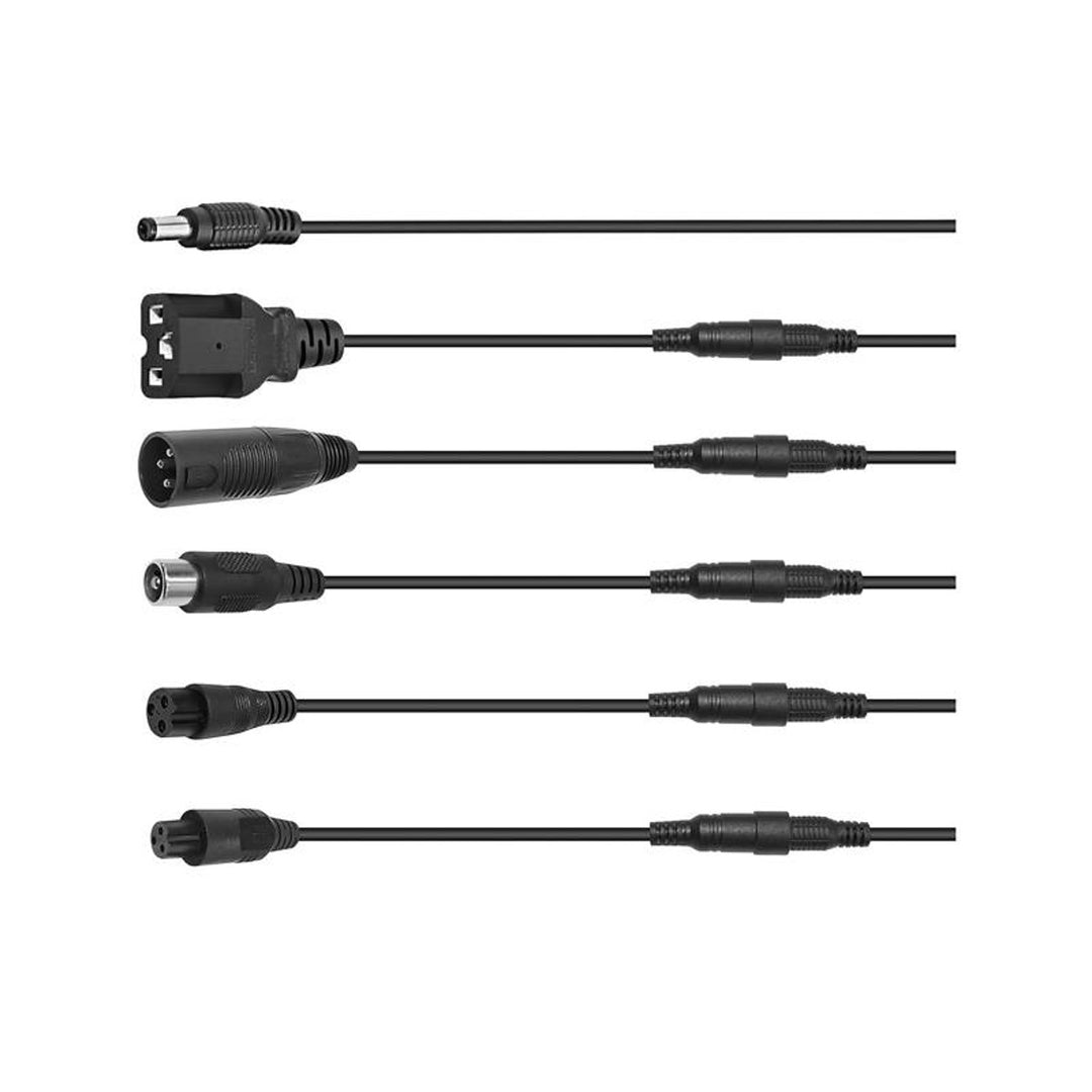 Caricabatterie Lextool per scooter e veicoli elettrici, 6 spine, 230V AC, 42V DC 2A, LXG94