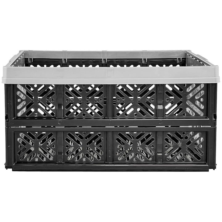 Cestino pieghevole in plastica Keeeper, 32L, grigio-nero