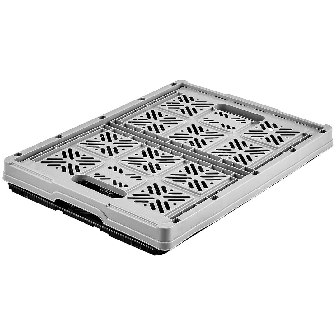 Cestino pieghevole in plastica Keeeper, 32L, grigio-nero