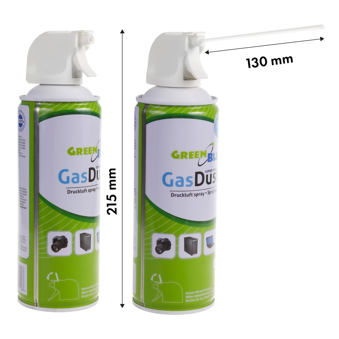 Aria compressa GreenBlue GB400 Nebulizzatore a pistola da 400 ml - spray a pistola, 9 pezzi