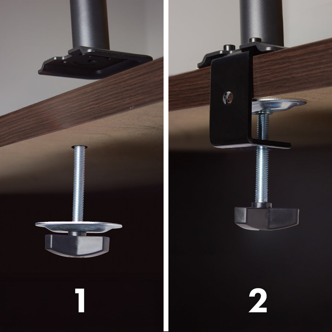 Supporto monitor Maclean, molla a gas, 17"-32", 2-10 kg, nero, MC-135