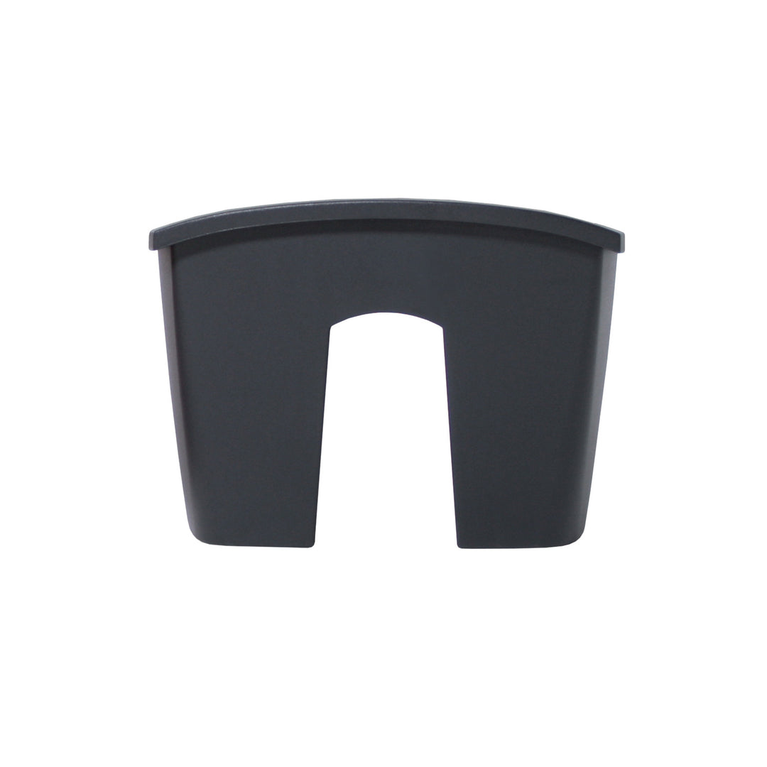 Vaso per ringhiera DCRO600 - Antracite, capacità 18L, 2 pezzi
