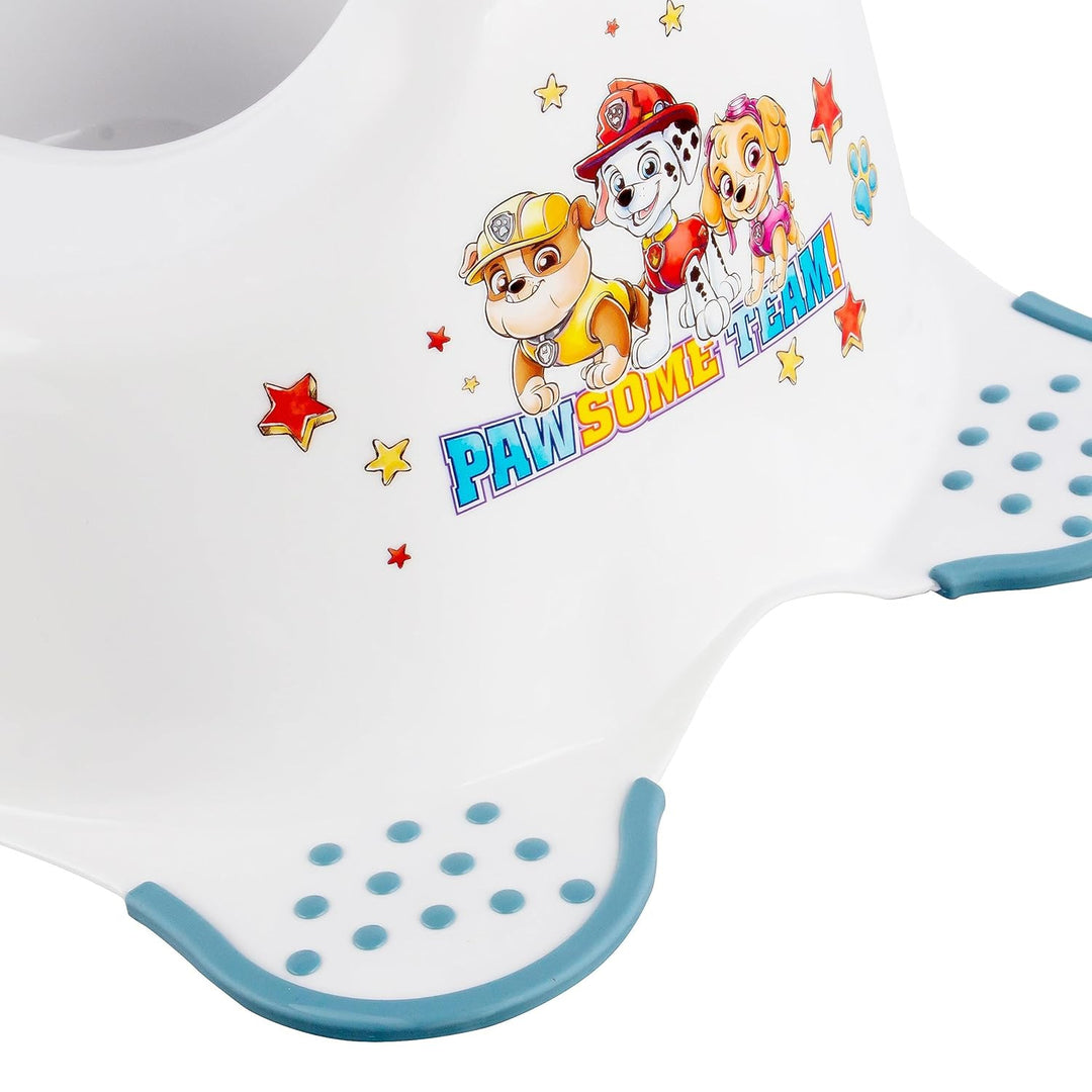 Copriwater antiscivolo Psi Patrol - Paw Patrol+ Piattaforma antiscivolo Psi Patrol, max 120kg, a due livelli+ Vasino antiscivolo Psi Patrol, max 15kg