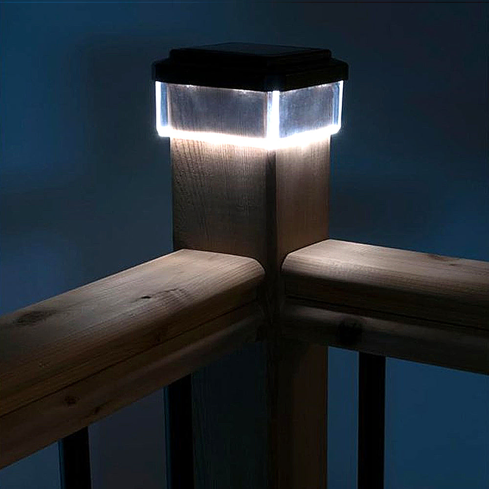 GreenBlue luce solare a LED, 100x100mm, copertura a busta, GB128, 4 pezzi