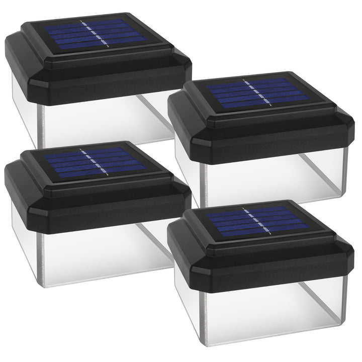 GreenBlue luce solare a LED, 100x100mm, copertura a busta, GB128, 4 pezzi