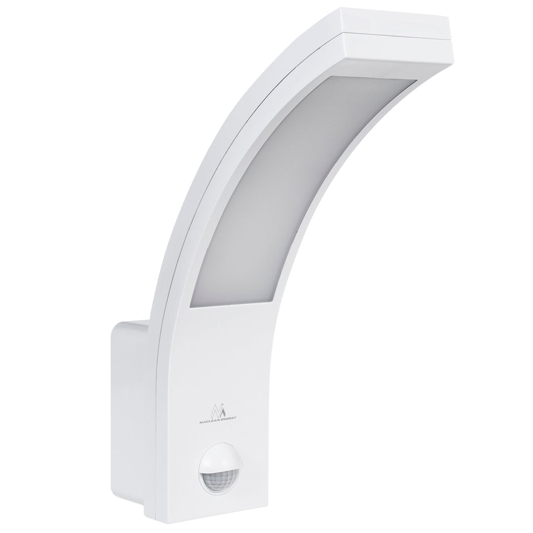 Lampada LED con sensore di movimento Maclean, sensore di movimento PIR, bianco, 10W, IP54, 750lm, bianco neutro (4000K) MCE244 W