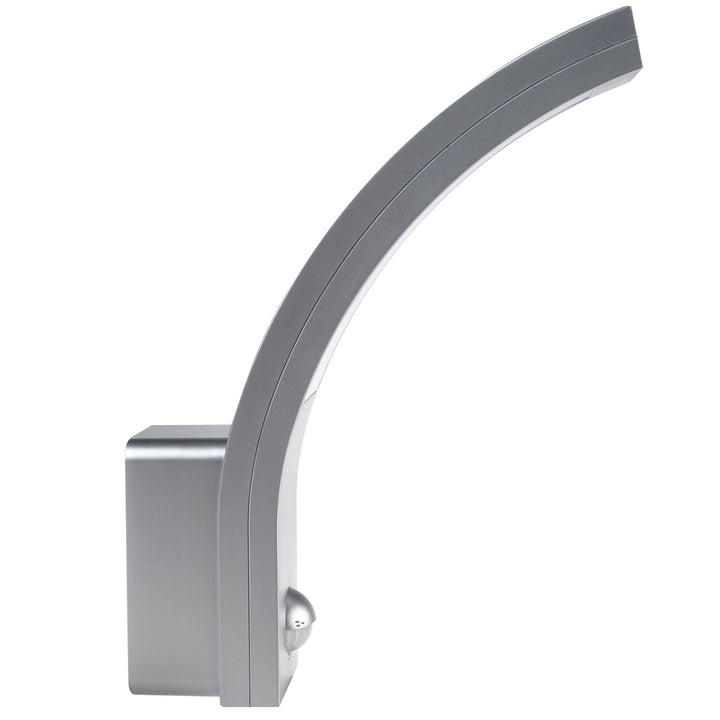 Sensore di movimento Maclean Lampada LED, sensore di movimento PIR, argento, 10W, IP54, 750lm, bianco neutro (4000K) MCE244 S, 2 pezzi