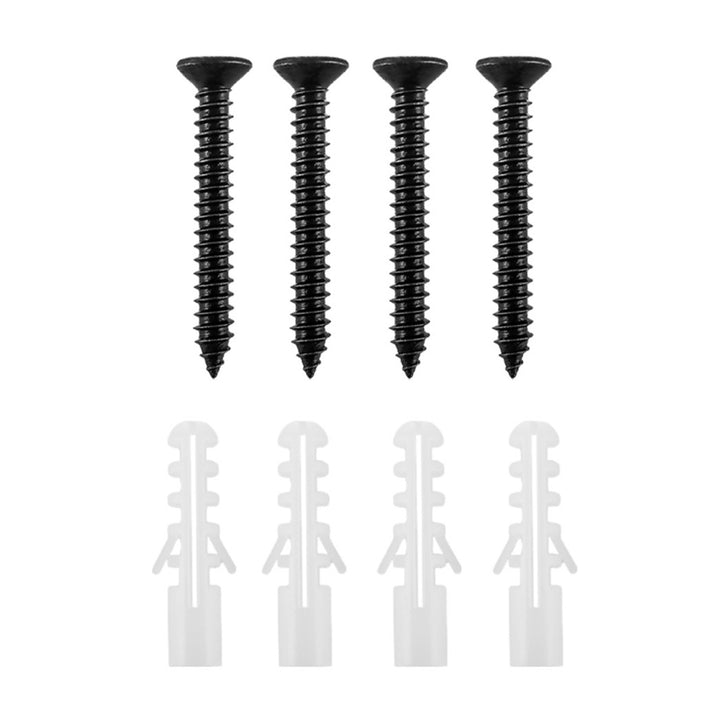 Set di 8 staffe da parete Maclean, per pneumatici, ruote, scale, biciclette, acciaio, carico massimo 22 kg/staffa, MC-489