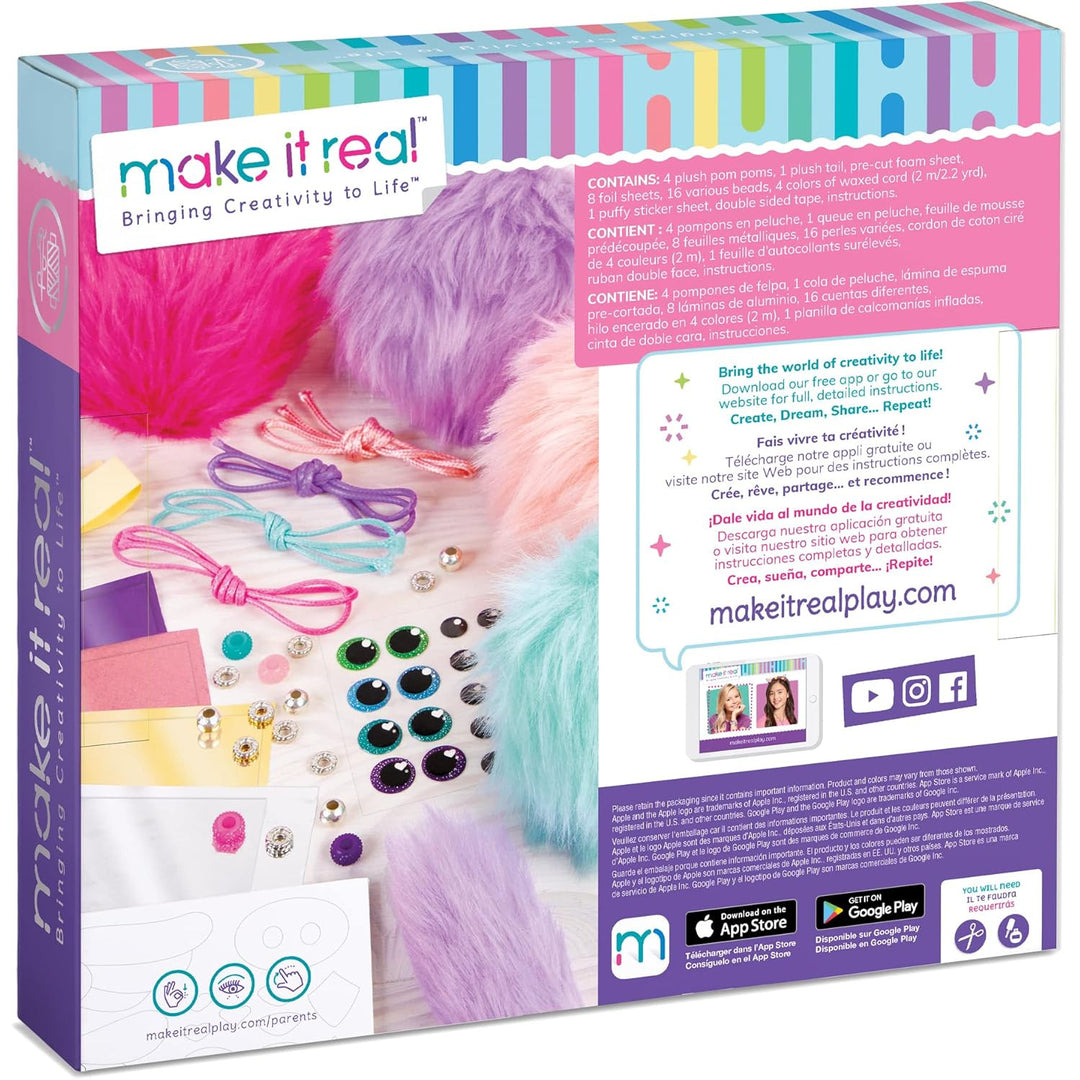 Kit per la creazione di portachiavi Make it Real - Fluffy Friend