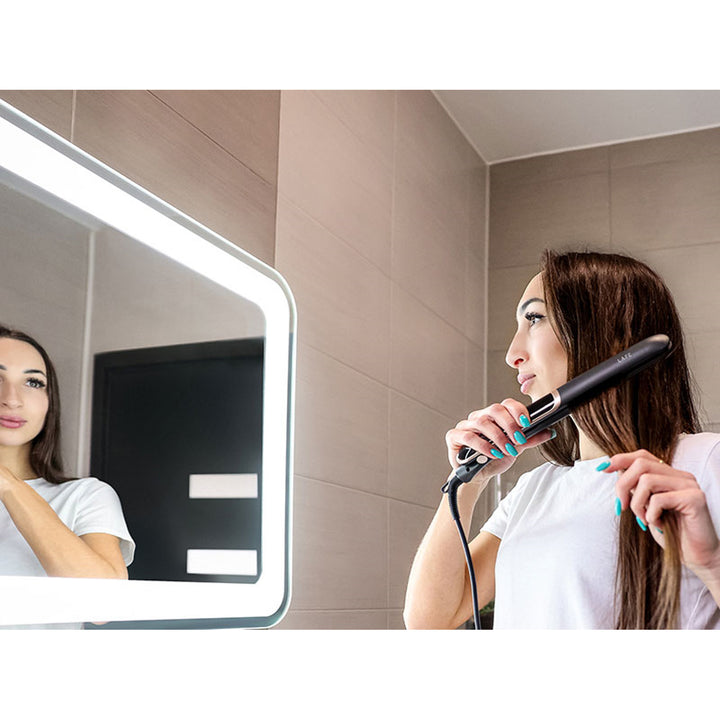 Piastra LAFE a temperatura controllata, 35W, rivestimento in ceramica, piastra Sleek & Shine