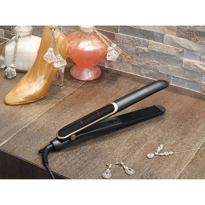 Piastra LAFE a temperatura controllata, 35W, rivestimento in ceramica, piastra Sleek & Shine