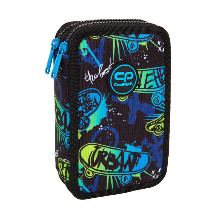 CoolPack Jumper 2 Skate Night astuccio doppio per la scuola con accessori F066930
