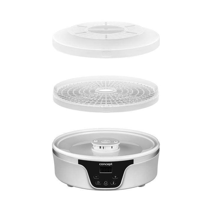 Essiccatore per funghi, frutta e erbe Concept, 380W, 7 setacci, controllo digitale, SO2090