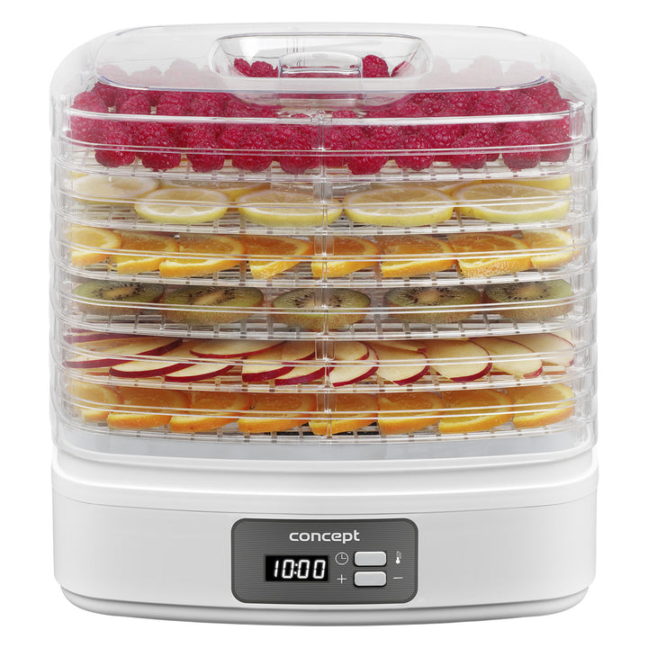 Essiccatore per funghi, frutta e erbe Concept, 260W, 6 setacci, timer, SO2080