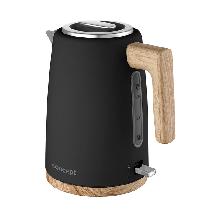 Bollitore elettrico Concept ELWOOD, acciaio inox, 1,7L, indicatore del livello dell'acqua, RK3316