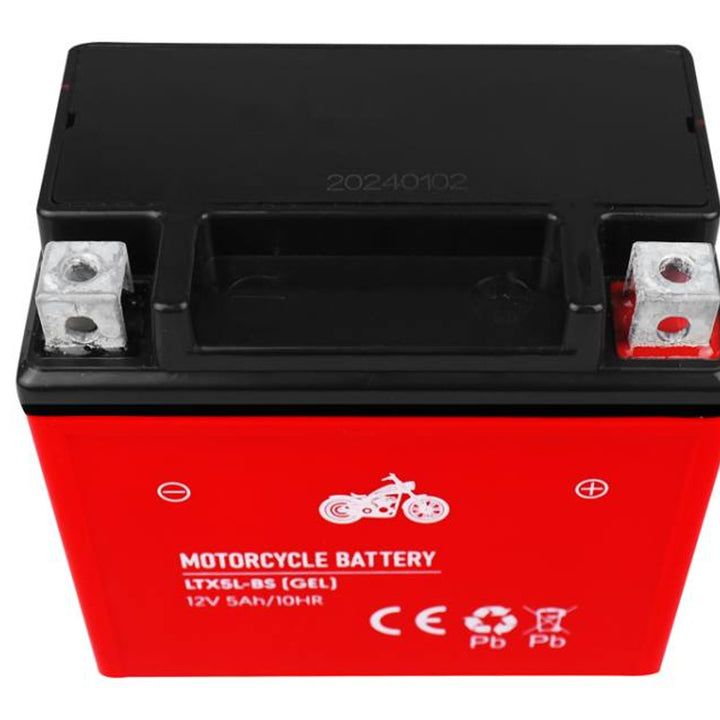 Batteria al gel Lamex, moto, 12V, 5Ah, LTX5L-BS