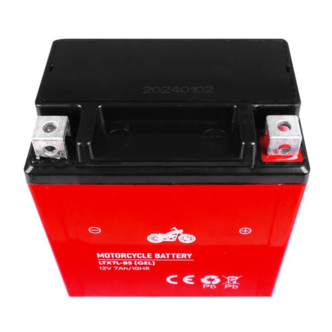 Batteria al gel Lamex, Moto, 12V, 7Ah, LTX7L-BS