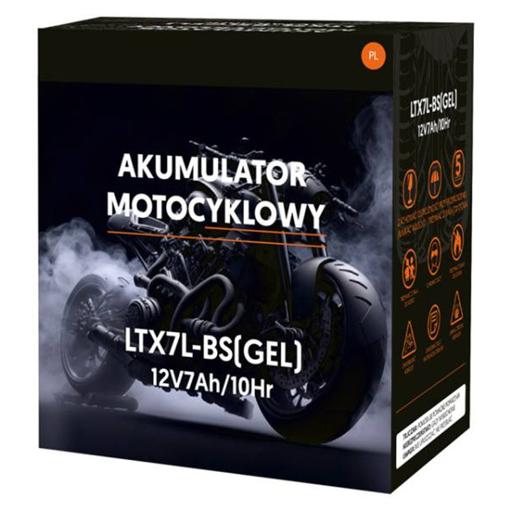 Batteria al gel Lamex, Moto, 12V, 7Ah, LTX7L-BS