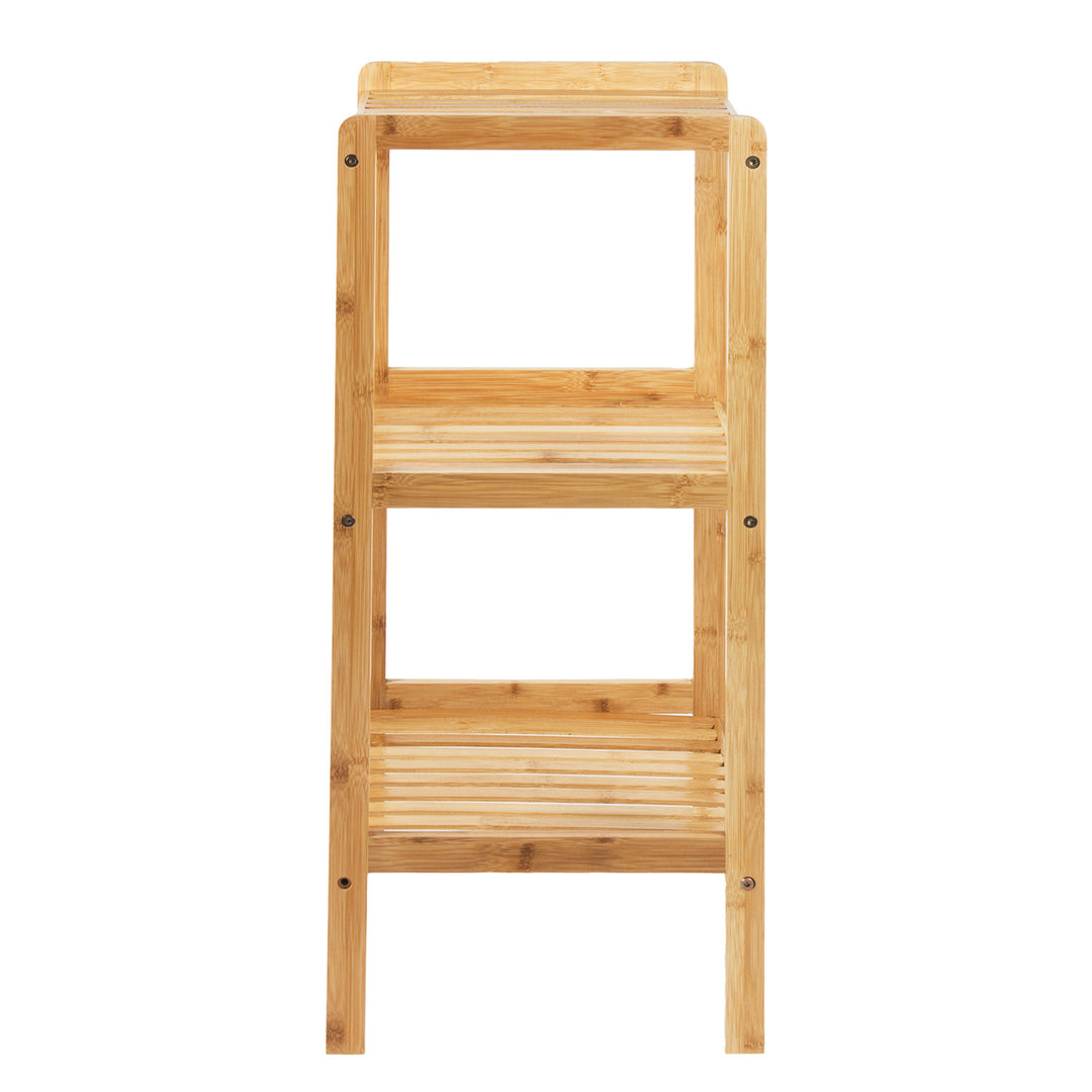 Armadietto da bagno in bambù GreenBlue, 370x330x780mm, 3 ripiani, GB321, 2 pezzi